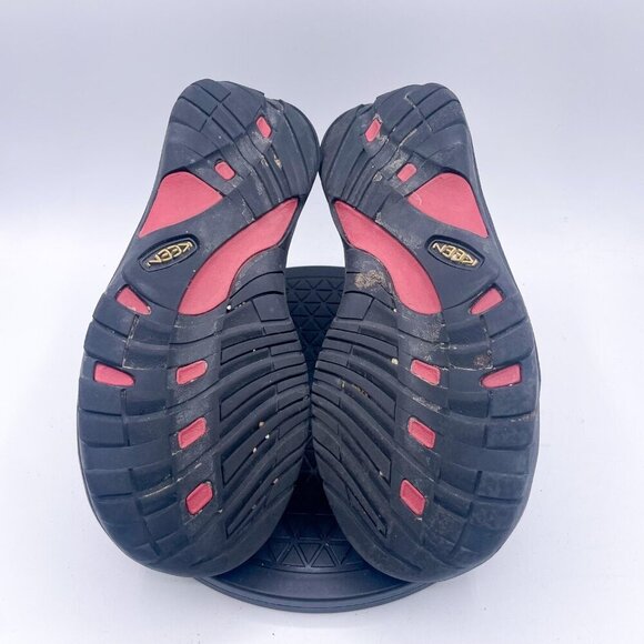 Keen Womens Presidio Sneaker Size 10 Brown Leather Lace Up Hiking Casual Shoe - Picture 6 of 9